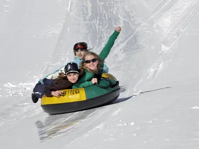 Snowtubing am Kessellift Inzell © Inzell
