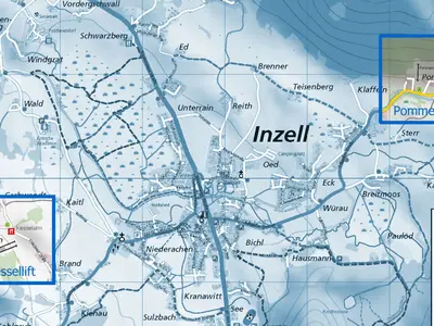 Pistenplan Inzell Kessellifte