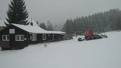 Pistenbully am Skilift Langenau