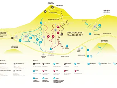 Pistenplan Skigebiet Lausche