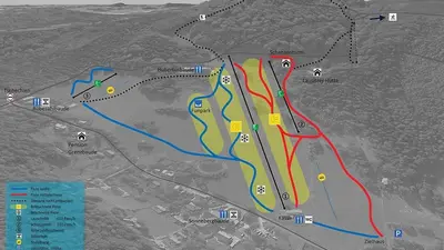 Pistenplan Skigebiet Lausche