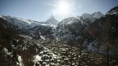 Blick auf Zermatt