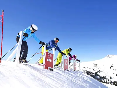 Audi Skicross Gold Park © Skiregion Adelboden-Lenk
