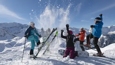 Skispaß in Adelboden