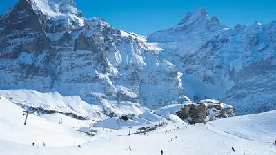 Skipiste in Grindelwald-First