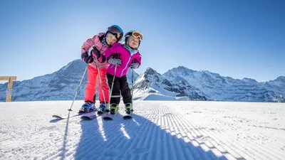 Kinder im Gebiet Männlichen