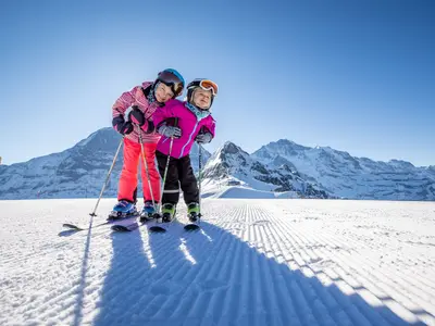 Kinder im Gebiet Männlichen © Jungfraubahnen