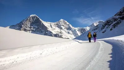 Winterwandern an der Kleinen Scheidegg