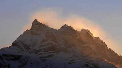 Sonnenaufgang über Dents du Midi