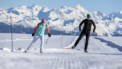 Langläuer am Glacier 3000