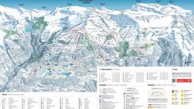 Winterpanorama Crans Montana