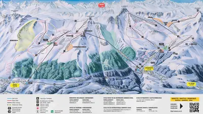 Pistenplan Grimentz Zinal