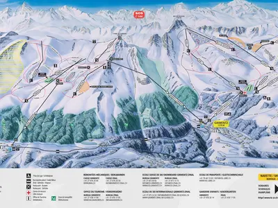 Pistenplan Grimentz-Zinal