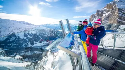 Aussichtsplattform am Gemmi