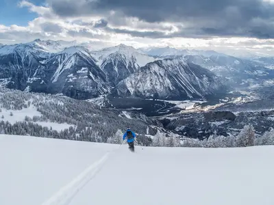 Freeriden bei Leukerbad © Leukerbad 365