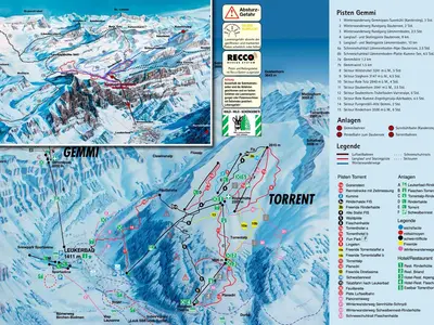 Pistenplan Torrent - Leukerbad