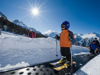 Kinderteppich im SiSu Familienpark © TVB Grächen