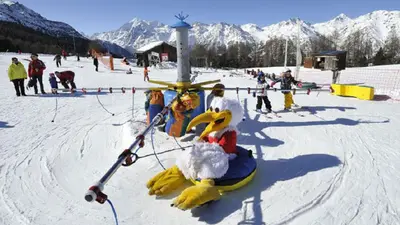 SiSu Familienpark im Skigebiet Grächen