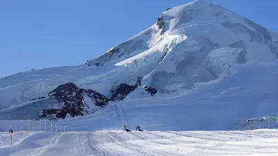 Skifahren in Saas-Fee