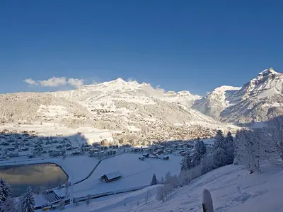 Blick auf die Winterlandschaft in Engelberg © Engelberg-Titlis Tourismus AG