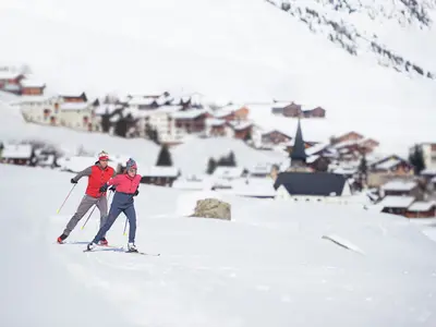 Langläufer in Sedrun © Andermatt-Sedrun Sport AG