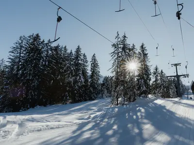 Winter im Skigebiet Dorf in Sörenberg © Yannick Röösli