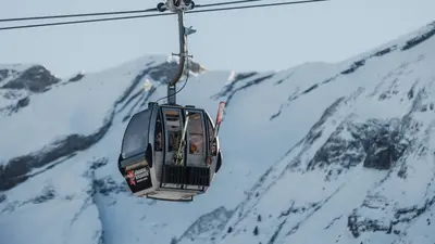 Seilbahn im Skigebiet Dorf in Sörenberg