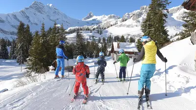 Skifahren in Braunwald mit der ganzen Familie