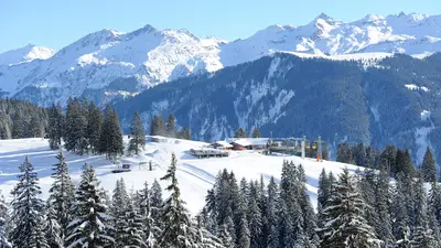 Panoramablick in Braunwald