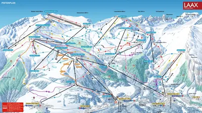 Pistenplan Flims Laax Falera