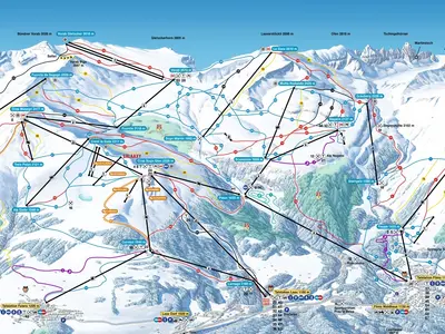 Pistenplan Flims Laax Falera