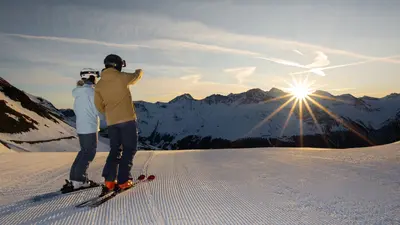 Early Bird Skifahren im Skigebiet Lenzerheide