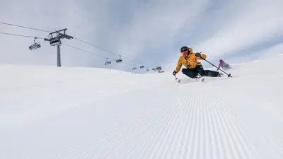 Skifahren im Skigebiet Lenzerheide
