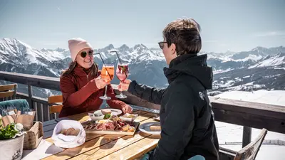 Piz Scalottas Sonnenterrasse in Arosa Lenzerheide