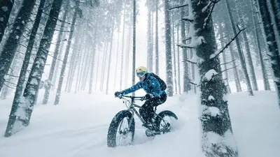 Fatbiker auf der Pischa bei Davos