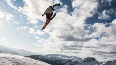 Freestyler im Jatz Park auf dem Jakobshorn