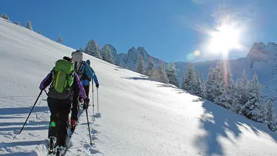 Skitour auf den Piz Ault in Disentis