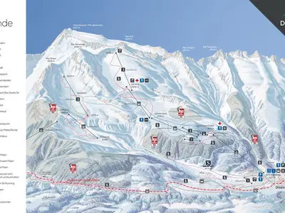 Pistenplan Disentis
