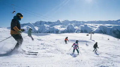 Skifahren in Bellwald