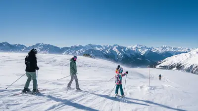 Familienskifahren in Bellwald
