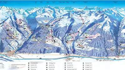 Pistenplan Visperterminen-Giw-Rothorn