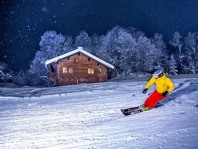 Nachtskilauf am Hasliberg © Bergbahnen Meiringen-Hasliberg AG, Foto: David Birri