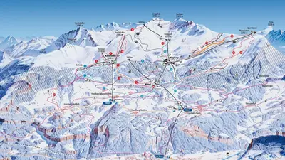 Pistenplan Meiringen-Hasliberg