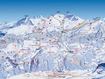 Pistenplan Meiringen-Hasliberg