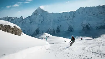 Skifahren im Lötschental