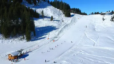 Skipiste in Hoch-Ybrig