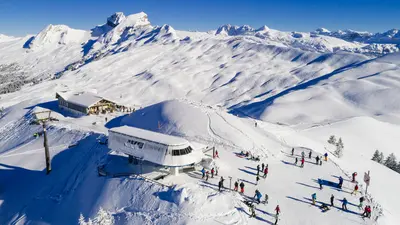 Bergstation in Hoch-Ybrig