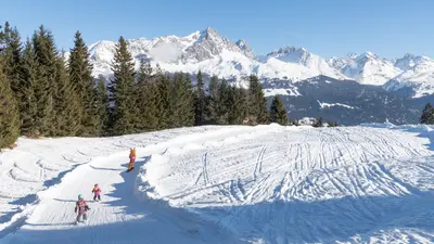 Skifahren in Savognin