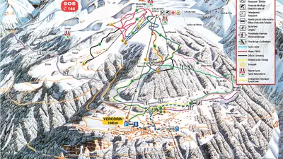 Pistenplan Vercorin