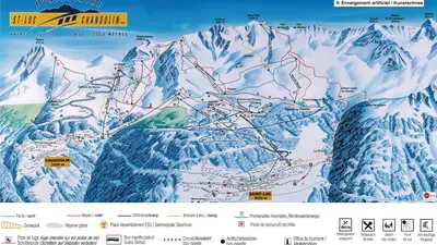 Pistenplan St. Luc - Chandolin